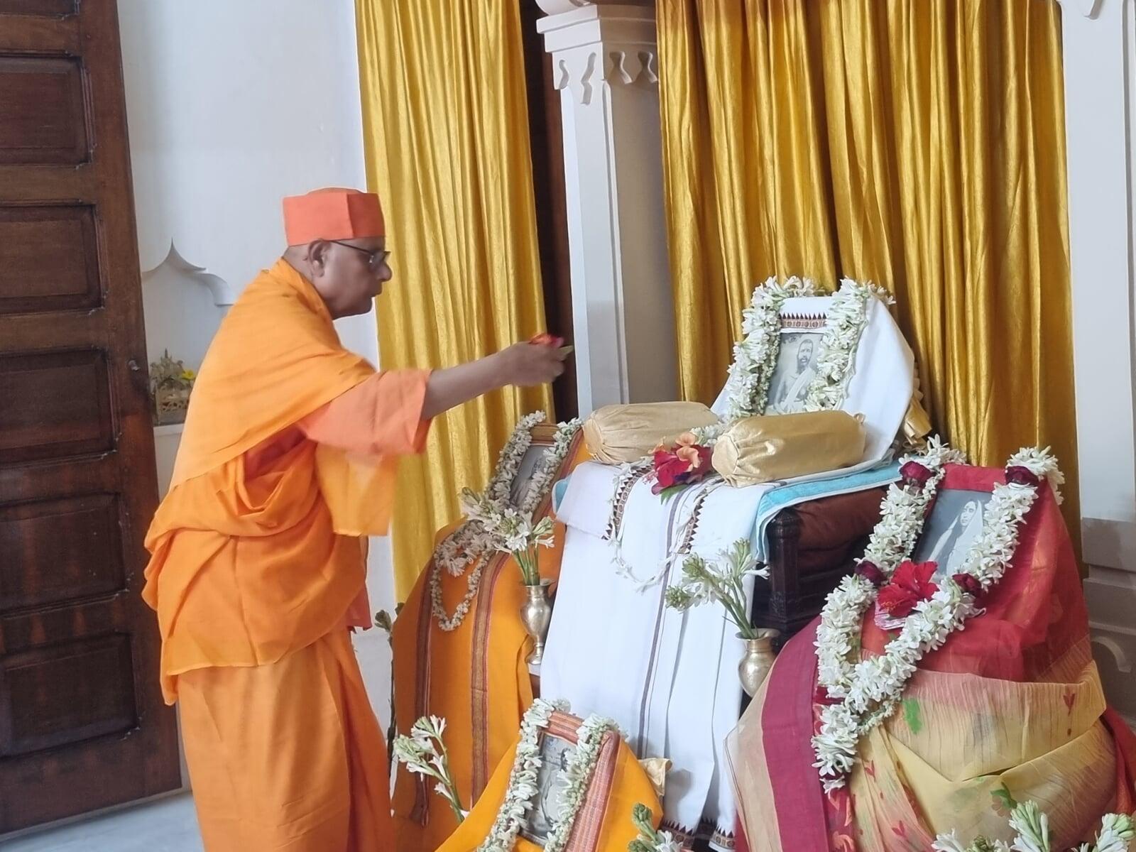 Visit of Revered Swami Vimalatmanandaji Maharaj